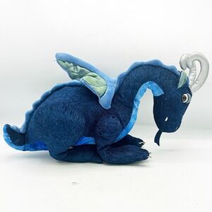 Manhattan Toy Blue Dragon Plush Royal Renaissance 14" Stuffed Animal
